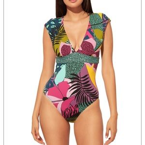 BLEU ROD BEATTIE Jungle Plunge swimsuit